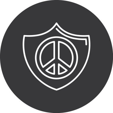 barış işareti vektör çizim