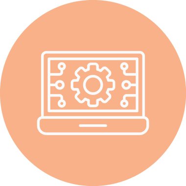 Web simgesi vektör illüstrasyonu