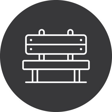 Yatağa. Web simgesi basit tasarım