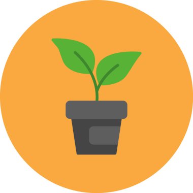 Çiçek. Web simgesi basit tasarım