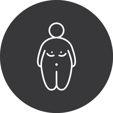 gövde vektör çizgisi simgesi