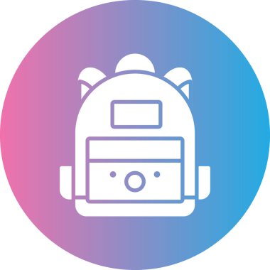 Modern kamera simgesinin vektör illüstrasyonu