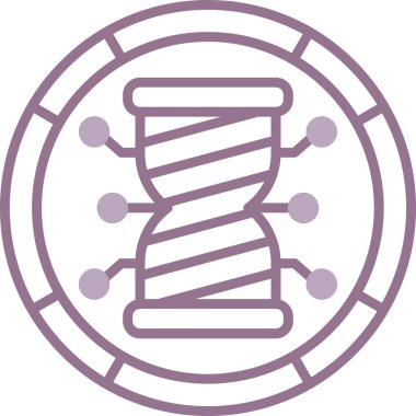 DNA modern simgesinin vektör çizimi