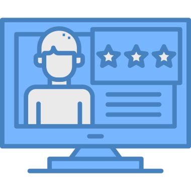 Müşteri hizmeti simgesi, vektör illüstrasyonu