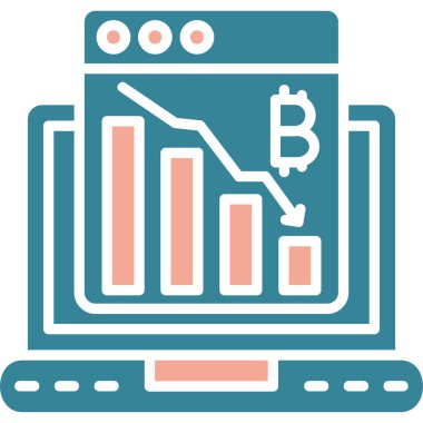 ticari grafik vektör simgesi
