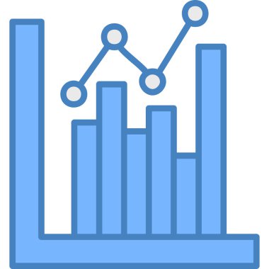 iş grafiği. vektör simgesi