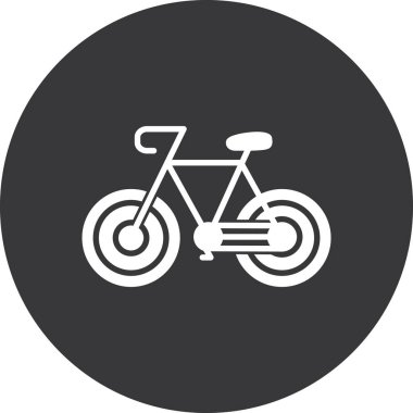 vektör bisiklet simgesi çizimi