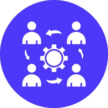 Modern insanların vektör illüstrasyonu