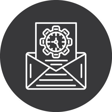 Posta simgesinin vektör illüstrasyonu