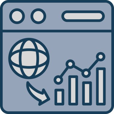 Modern simgenin vektör illüstrasyonu