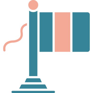 bebek beşiği beşiği simgesi, vektör resimleme