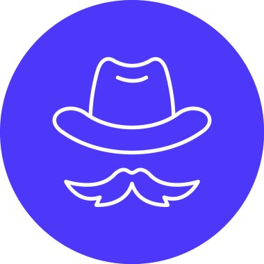 Şapka. Web simgesi basit illüstrasyon