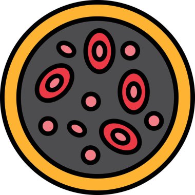 donut. Web simgesi basit illüstrasyon