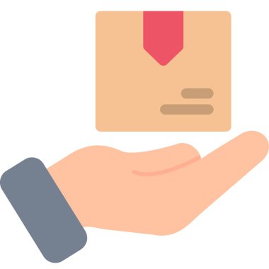 dağıtım el simgesini düz biçimde tutuyor