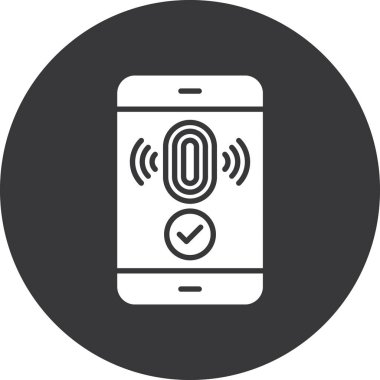 Moda tasarımlı cep telefonu simgesi Web ve mobil tasarım için izole edilmiş arkaplan