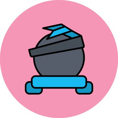 Beyaz arkaplanda vektör simgesi izole edildi