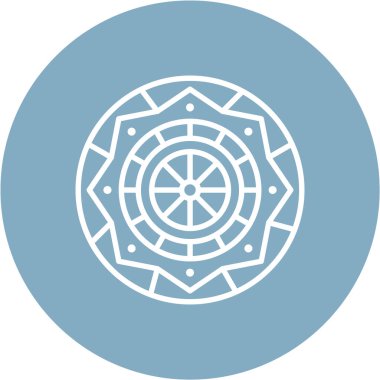 Güzel bir çiçek süslemesinin vektör çizimi