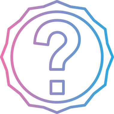 soru simge vektör çizim