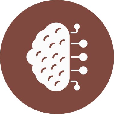 mikrop vektör simgesi modern basit illüstrasyon