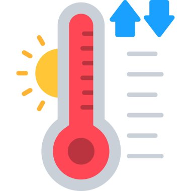 sıcaklık hava sıcaklığı simgesi