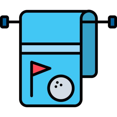 Sırt çantası simgesinin vektör çizimi