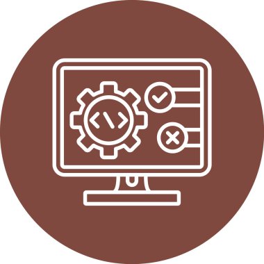 seo modern simgesinin vektör illüstrasyonu