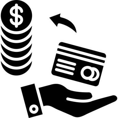 Dolar vektörü düz resimleme arkaplanı