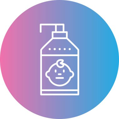 Bir şişe suyun vektör çizimi