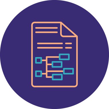 Belge. Web simgesi basit tasarım