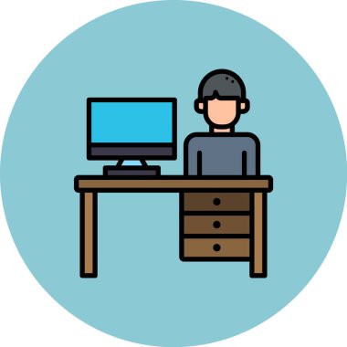 Kadın ve erkeğin vektör çizimi