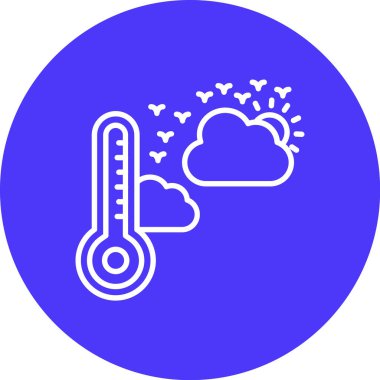 Moda tarzında izole edilmiş bir bulut simgesi