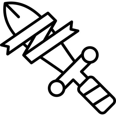 roket ikonu vektör illüstrasyonu