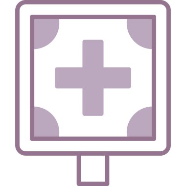 Çapraz simge, vektör çizimi