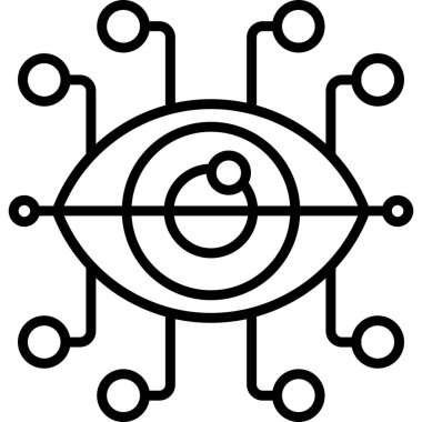 Veri analiz simgesi, vektör illüstrasyonu