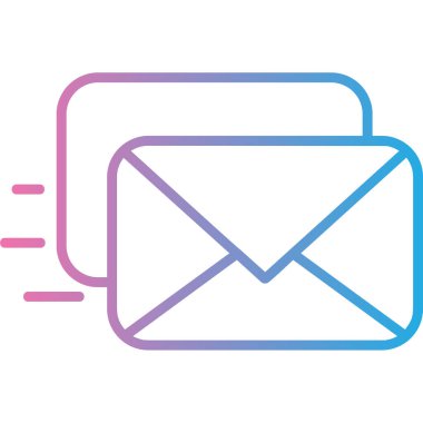 ileti ikonu vektör illüstrasyonu