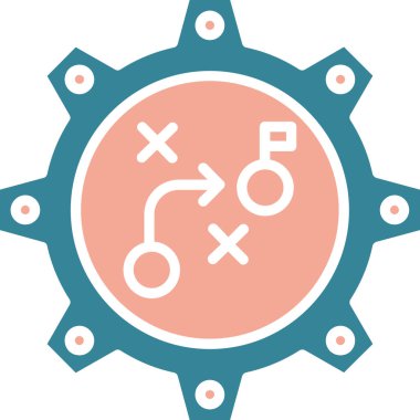 Genel Virüs simgesi vektör illüstrasyonu