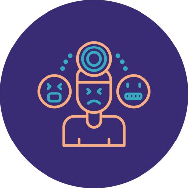 Bir grup insanın vektör çizimi