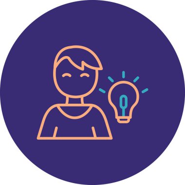 Vektör Adam Simgesi illüstrasyonu