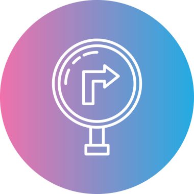 ok simgesinin vektör illüstrasyonu