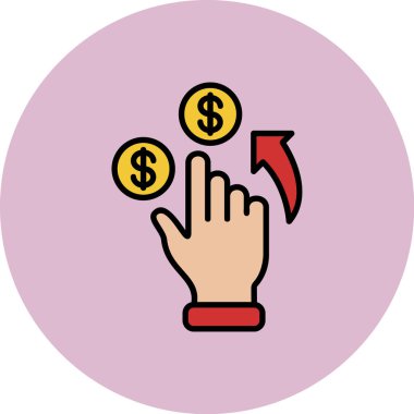 para konsepti vektör illüstrasyonu