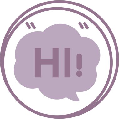 konuşma balonu ikonu vektör illüstrasyon tasarımı