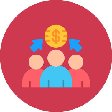 iş konsepti ikon vektör illüstrasyonu