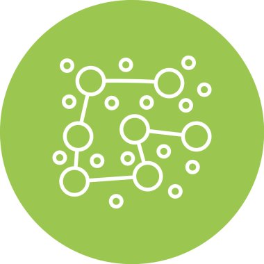 şebeke. Web simgesi basit illüstrasyon