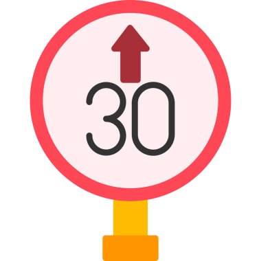 limit işareti simgesi, vektör illüstrasyonu