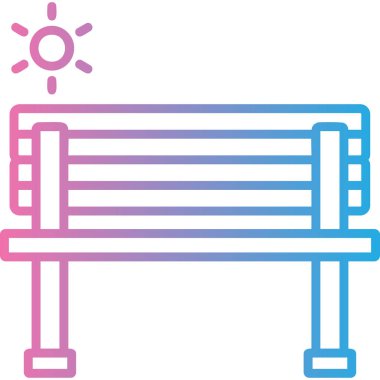 Kürsü bank simgesi pürüzsüz bir şekilde