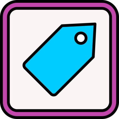 Fiyat etiketi vektör illüstrasyonu