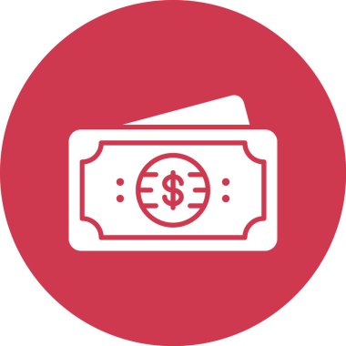 Vektör çizim dolar işareti simgesi