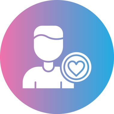 İnsan simgesinin vektör illüstrasyonu