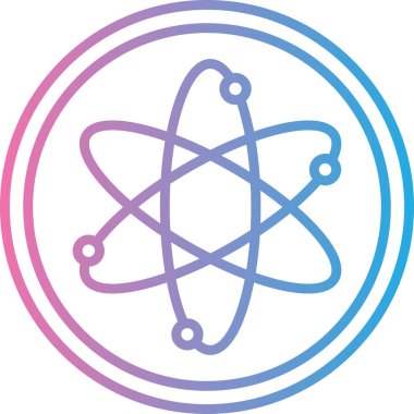 Modern b 'nin vektör illüstrasyonu bilimin ikonundan yoksun