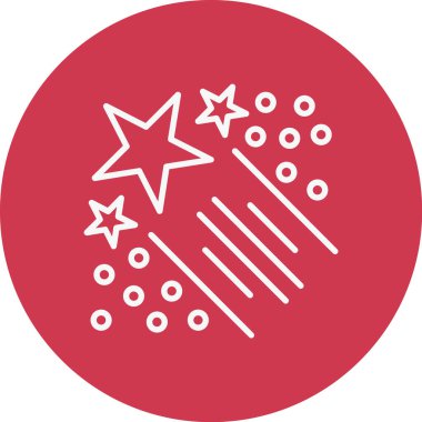 Yıldızlar. Web simgesi basit tasarım